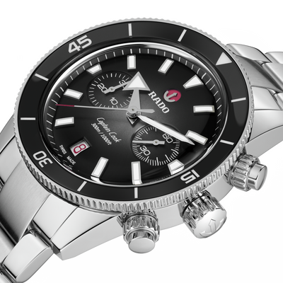Rado Captain Cook Black Dial Men 43mm