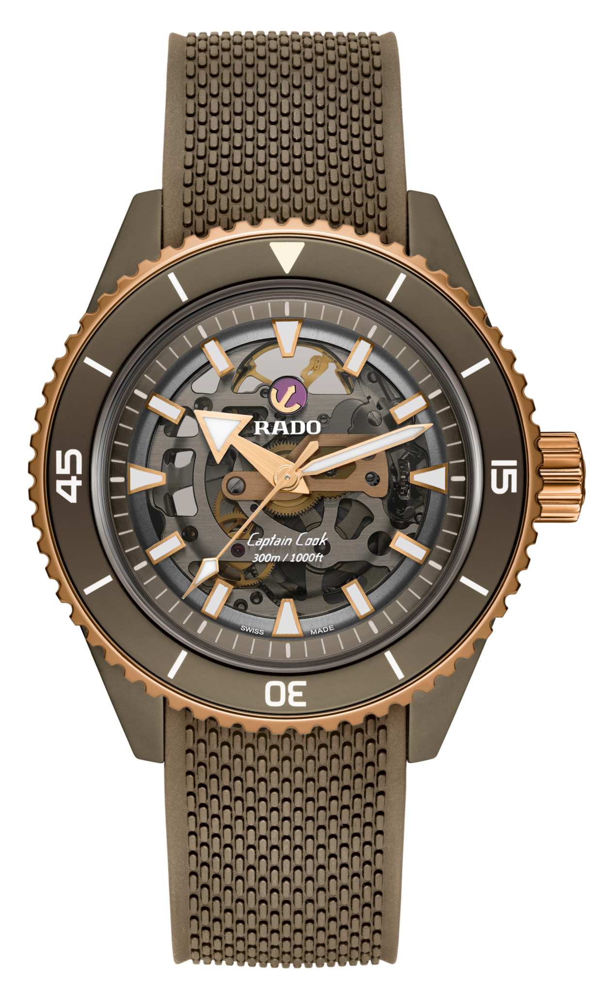 Rado Captain Cook Skeleton Dial Men 43mm