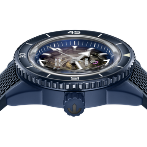 Rado Captain Cook High-Tech Ceramic Skeleton Blue Dial Men 43mm