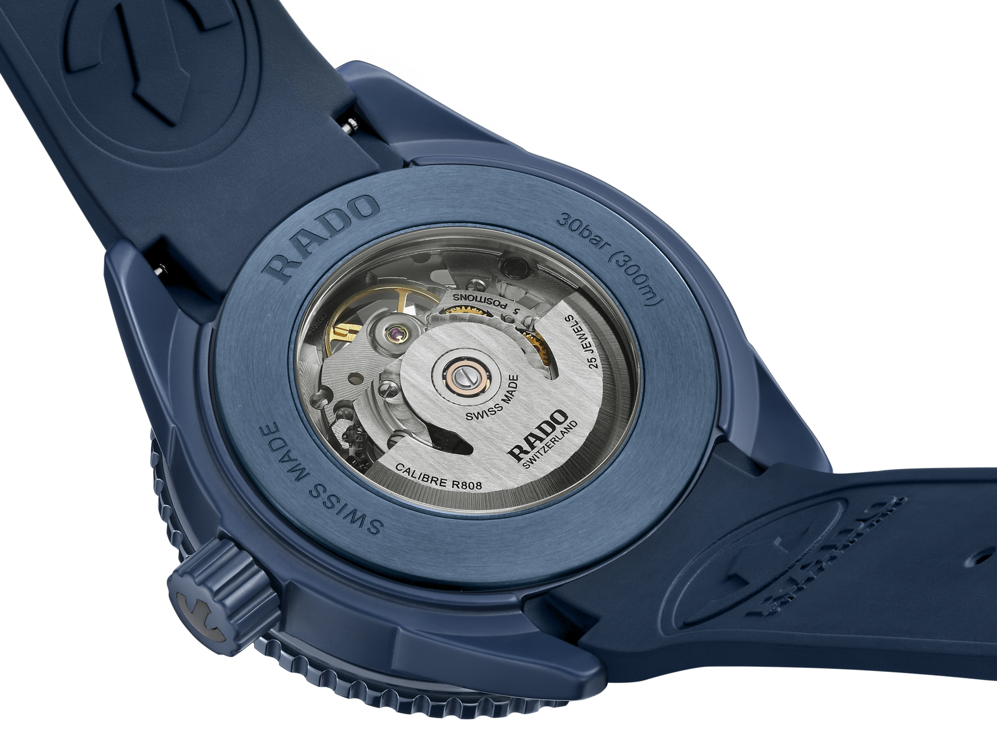 Rado Captain Cook High-Tech Ceramic Skeleton Blue Dial Men 43mm