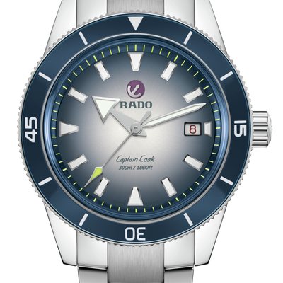 Rado Captain Cook Automatic Blue White Dial Men 42mm