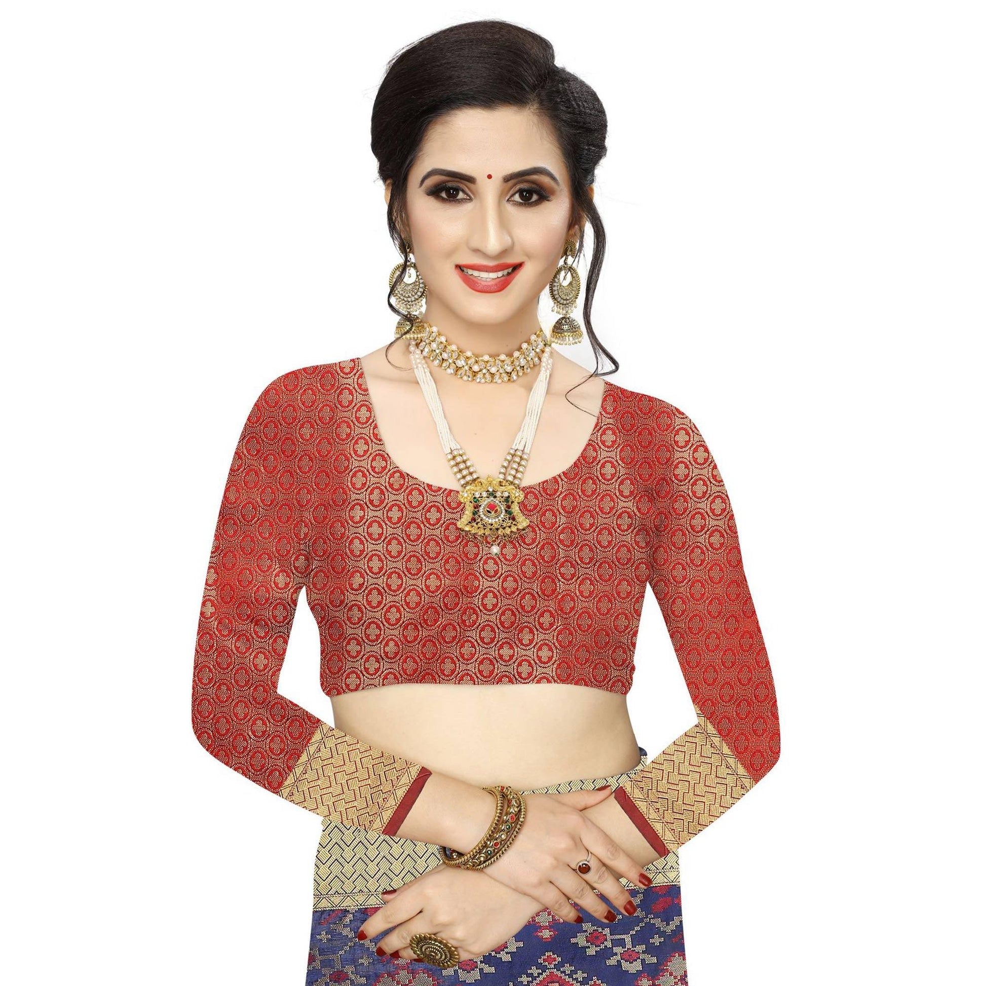 Captivating Navy Blue Colored Festive Wear Woven Kanjivaram Silk Saree