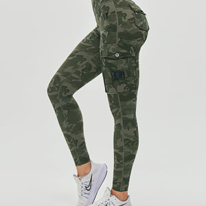 Cargo Fitness Leggings - Camo