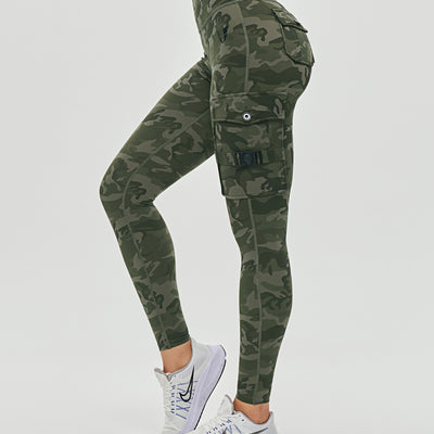 Cargo Fitness Leggings - Camo