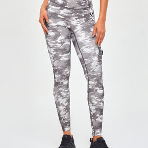 Cargo Fitness Leggings - Tie Dye Camo