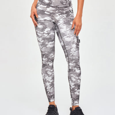 Cargo Fitness Leggings - Tie Dye Camo