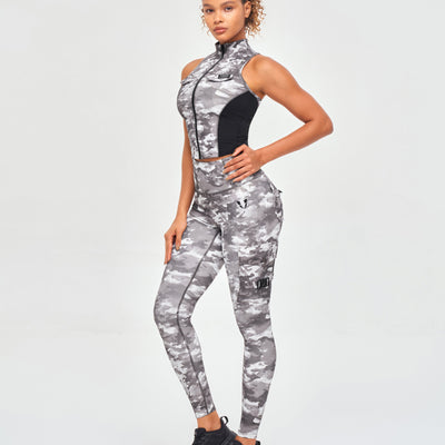 Cargo Fitness Leggings - Tie Dye Camo