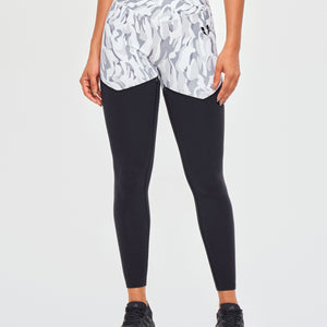 Cargo Power Leggings - White Camo and Black