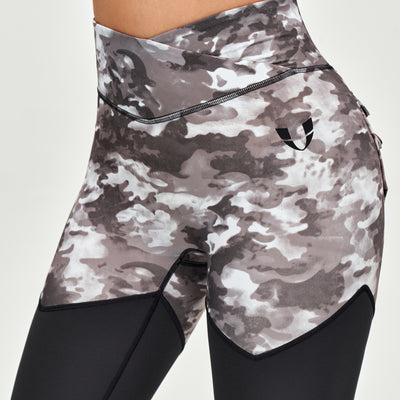 Cargo Power Leggings - Tie Dye Camo