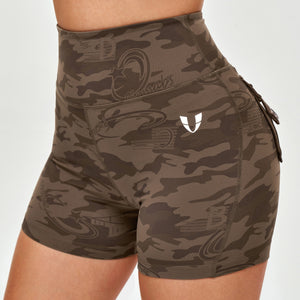 Cargo Short Shorts - Brown Camo