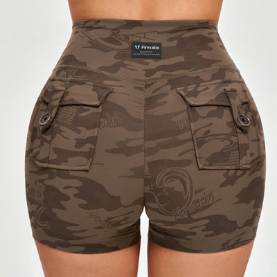 Cargo Short Shorts - Brown Camo