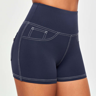 Cargo Short Shorts - Navy Blue