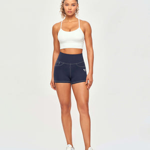 Cargo Short Shorts - Navy Blue