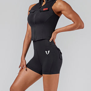 Cargo Short Shorts - Black