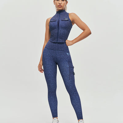 Army Abs Tank - Denim Blue