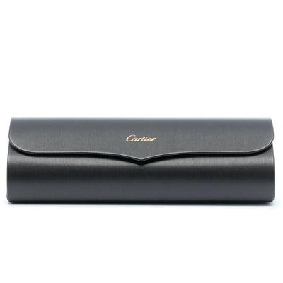 Cartier Eyewear CT0464S-003 White Gold Green Sunglasses