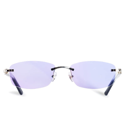 Cartier Eyewear Custom CT0048O-003 C Decor Rimless Sunglasses