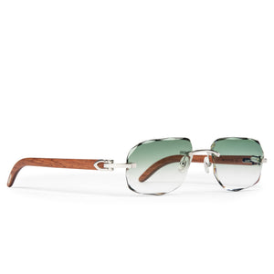 Cartier Eyewear Custom CT0052O-009 C Decor Rimless Sunglasses
