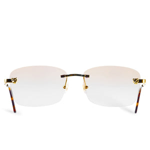Cartier Eyewear Custom CT01480 Panthere De Cartier Rimless Sunglasses
