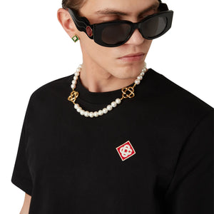 Casablanca Diamond Logo Black T Shirt