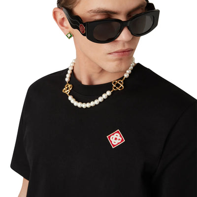 Casablanca Diamond Logo Black T Shirt