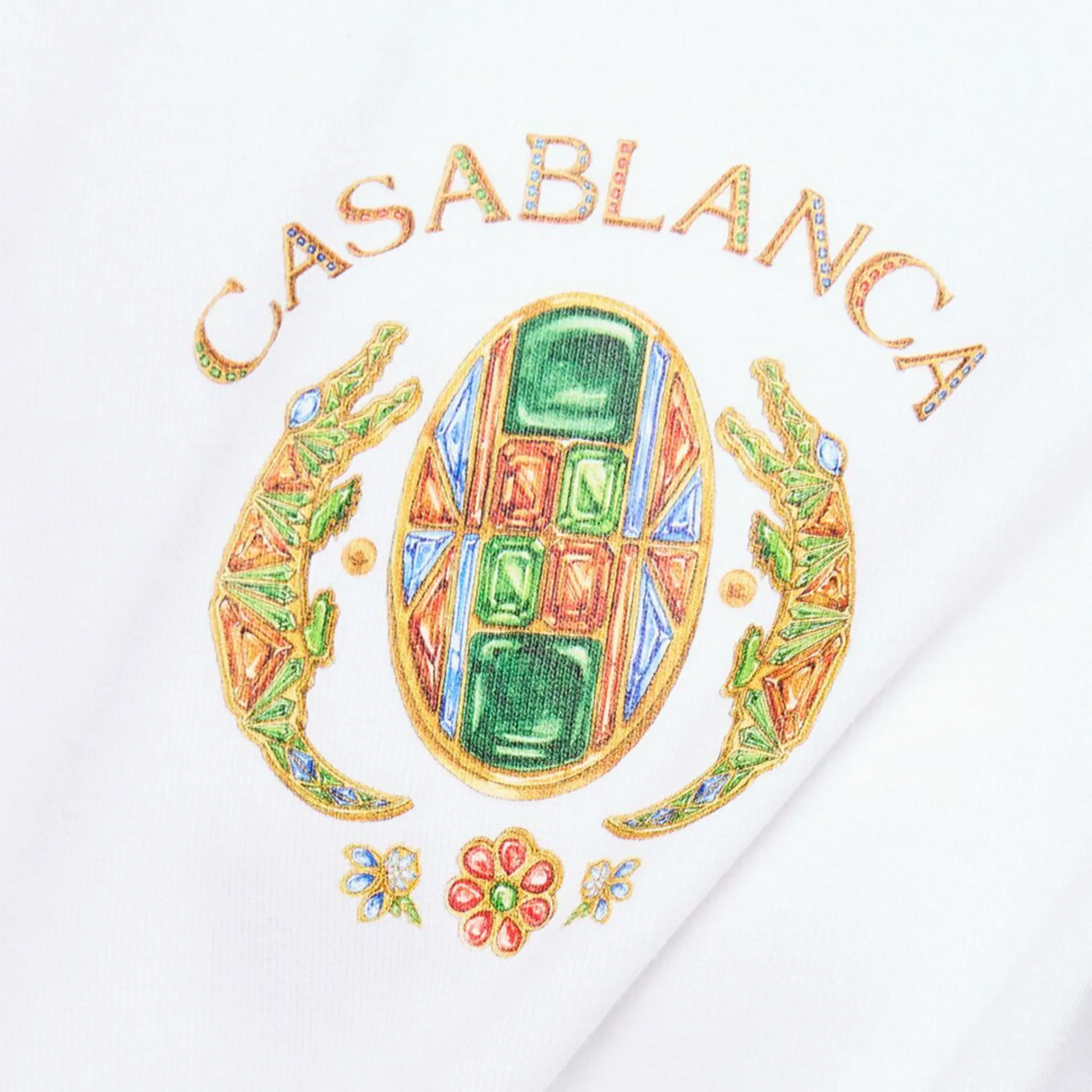 Casablanca Joyaux D'Afrique Tennis Club White T-Shirt