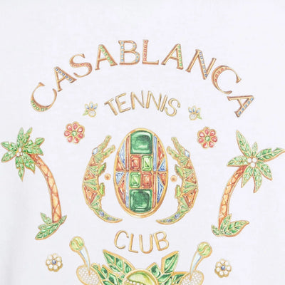 Casablanca Joyaux D'Afrique Tennis Club White T-Shirt