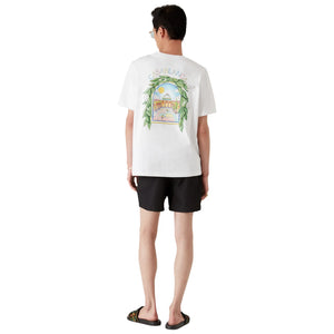 Casablanca L'Arche Tennis Club Graphic White T Shirt