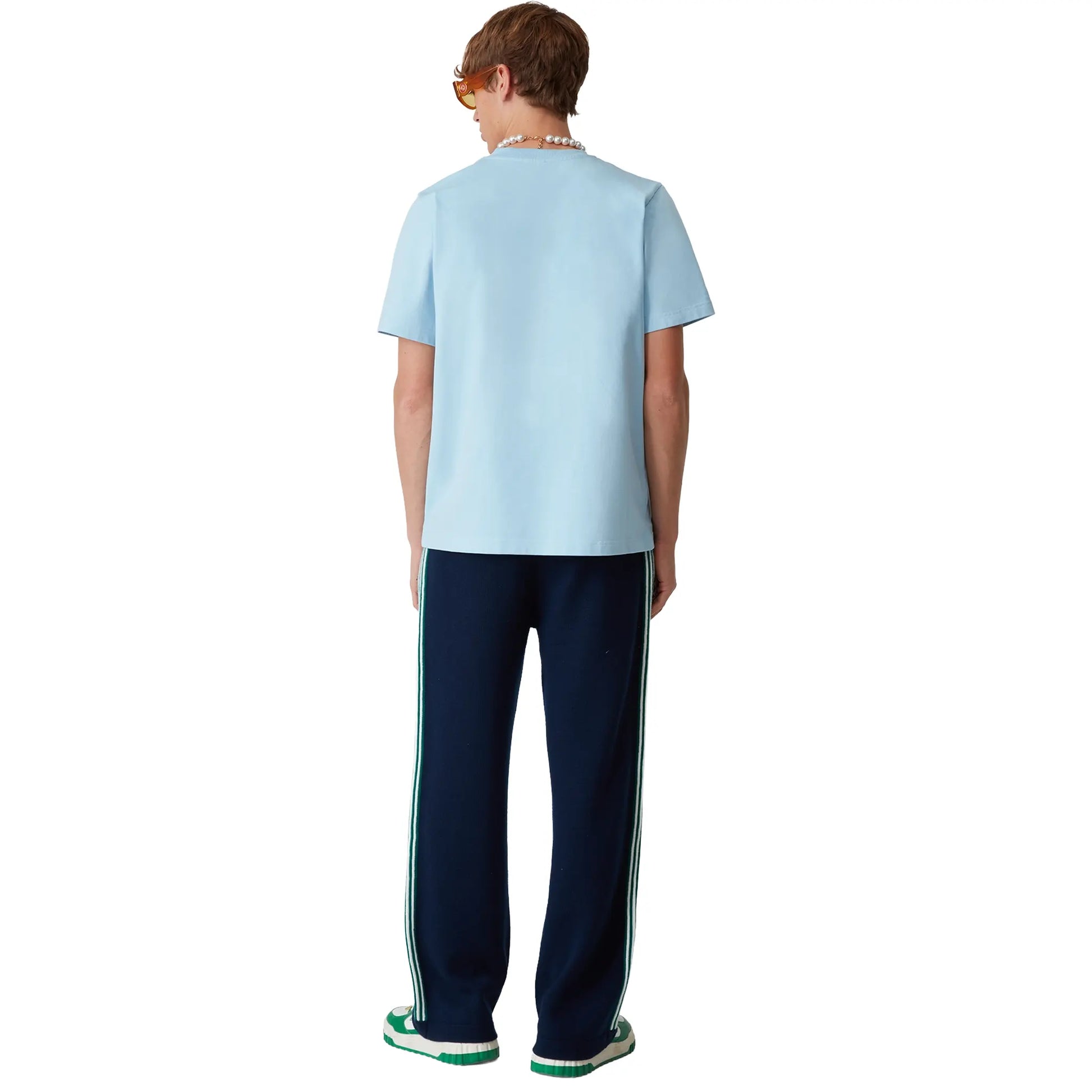 Casablanca Metaphysical Tennis Icon Blue T-Shirt