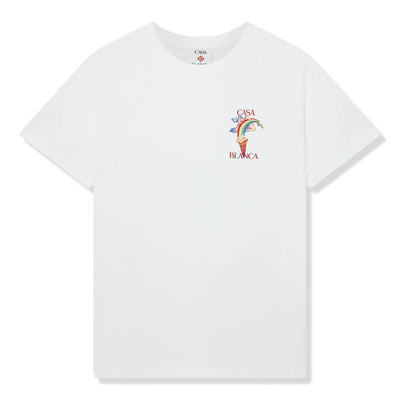 Casablanca Nature's Teacher Printed White T-Shirt