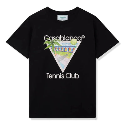 Casablanca Tennis Club Icon Black T-Shirt
