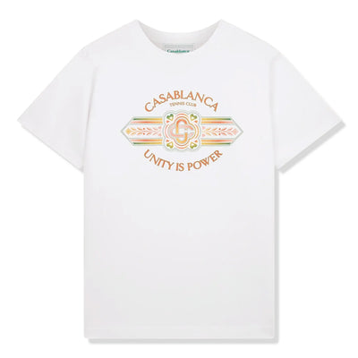 Casablanca Unity Is Power White T-Shirt