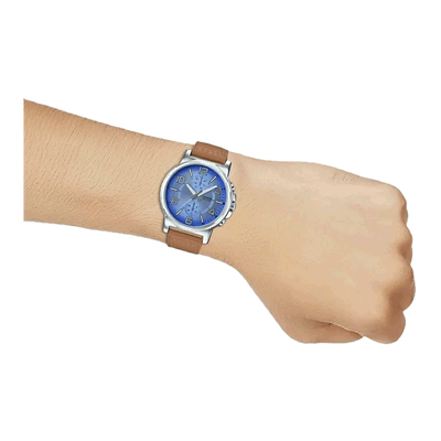 Casio Enticer Blue Dial Men 47mm