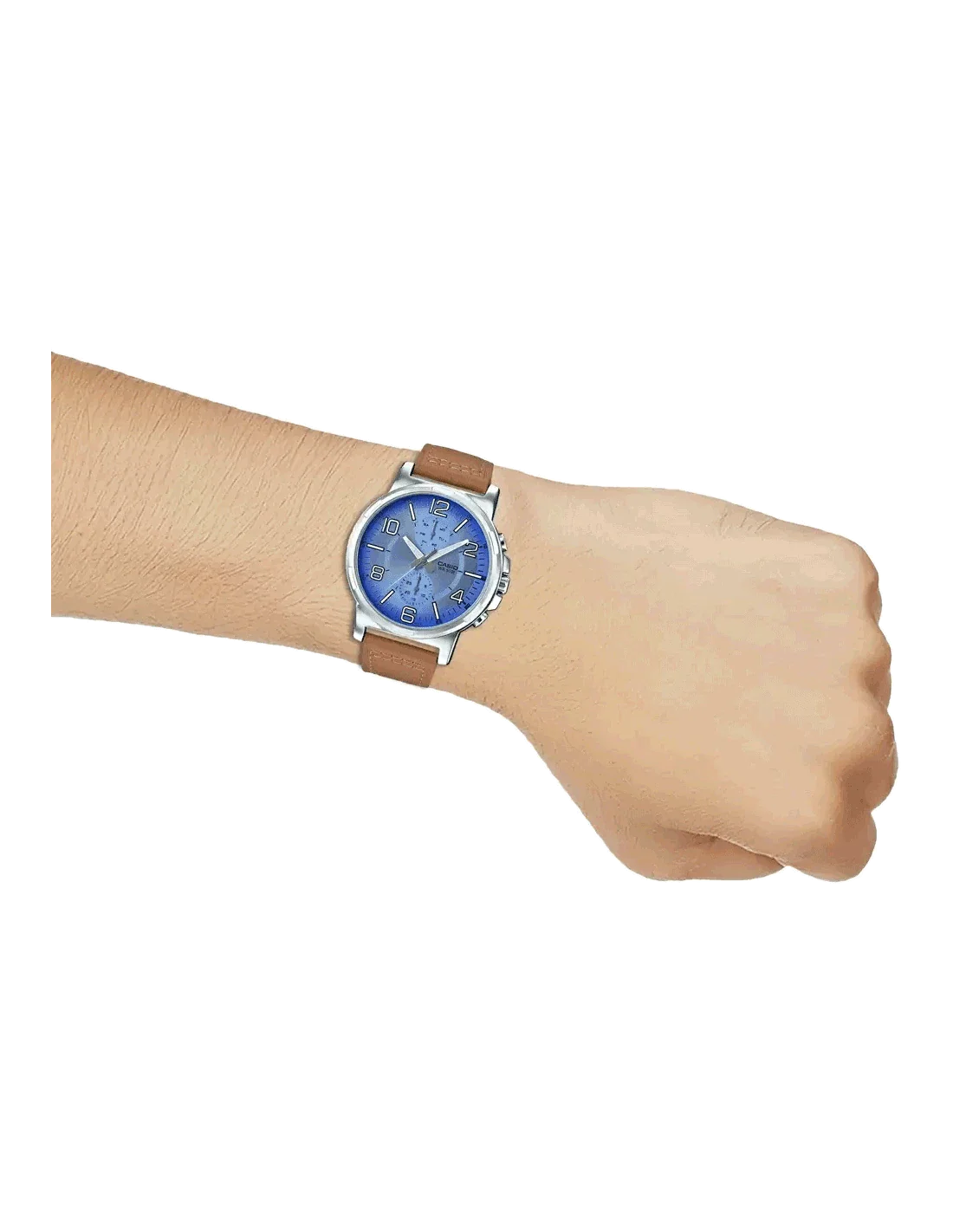 Casio Enticer Blue Dial Men 47mm