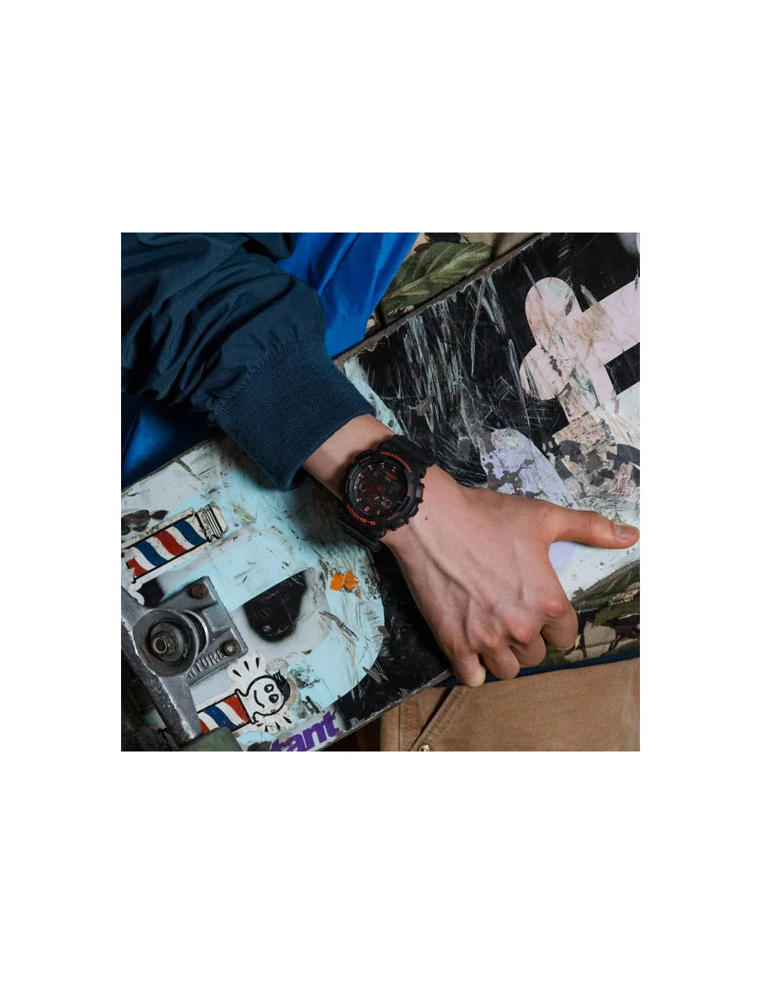 Casio G-Shock Black & Red Dial Men 51.2mm