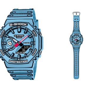 CASIO G SHOCK BLUE MANGA