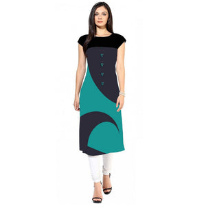 Casual Printed Crepe Kurti - Pack of 2