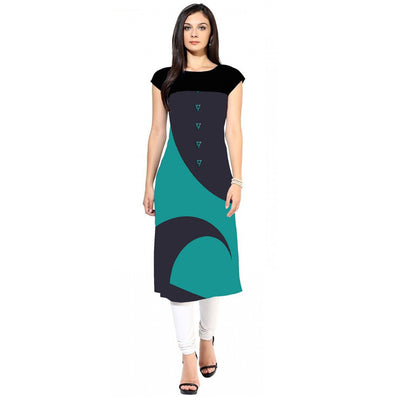 Casual Printed Crepe Kurti - Pack of 2