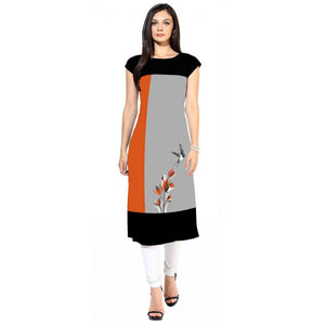 Casual Printed Crepe Kurti - Pack of 3