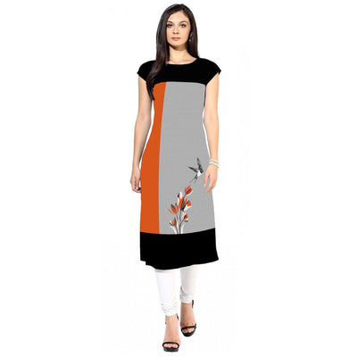 Casual Printed Crepe Kurti - Pack of 3