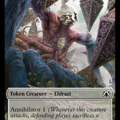 Angel Token (04) // Eldrazi Token (01) [March of the Machine: Commander: Tokens] [Non-Foil]