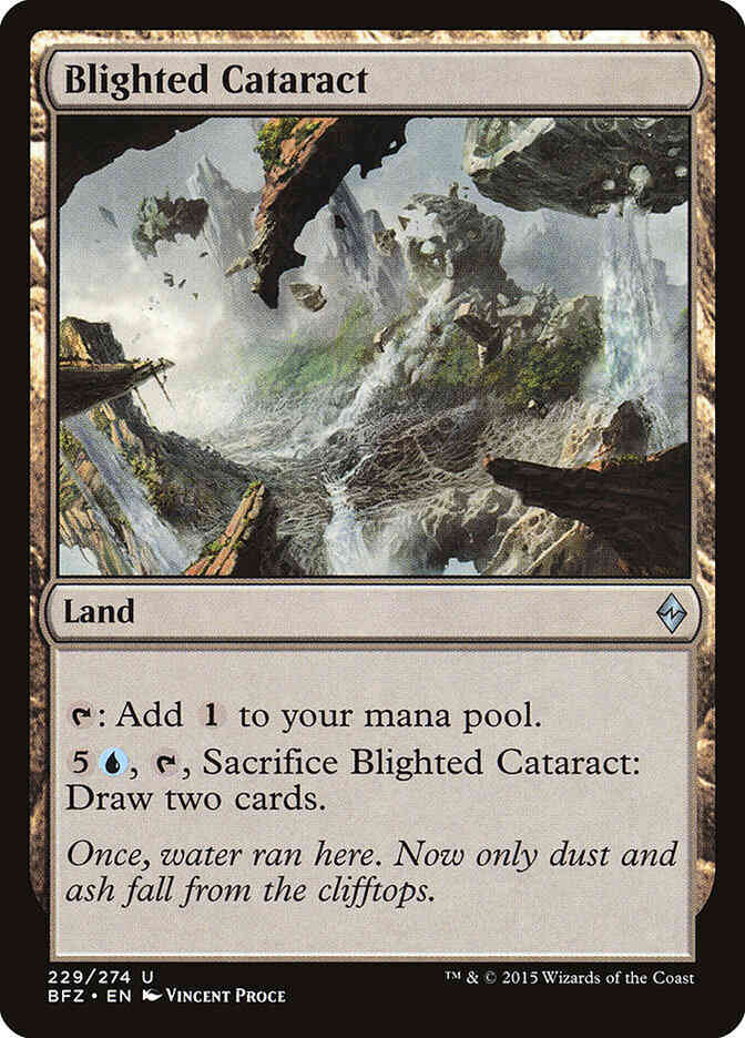 Blighted Cataract [229] [Battle for Zendikar] [Non-Foil]