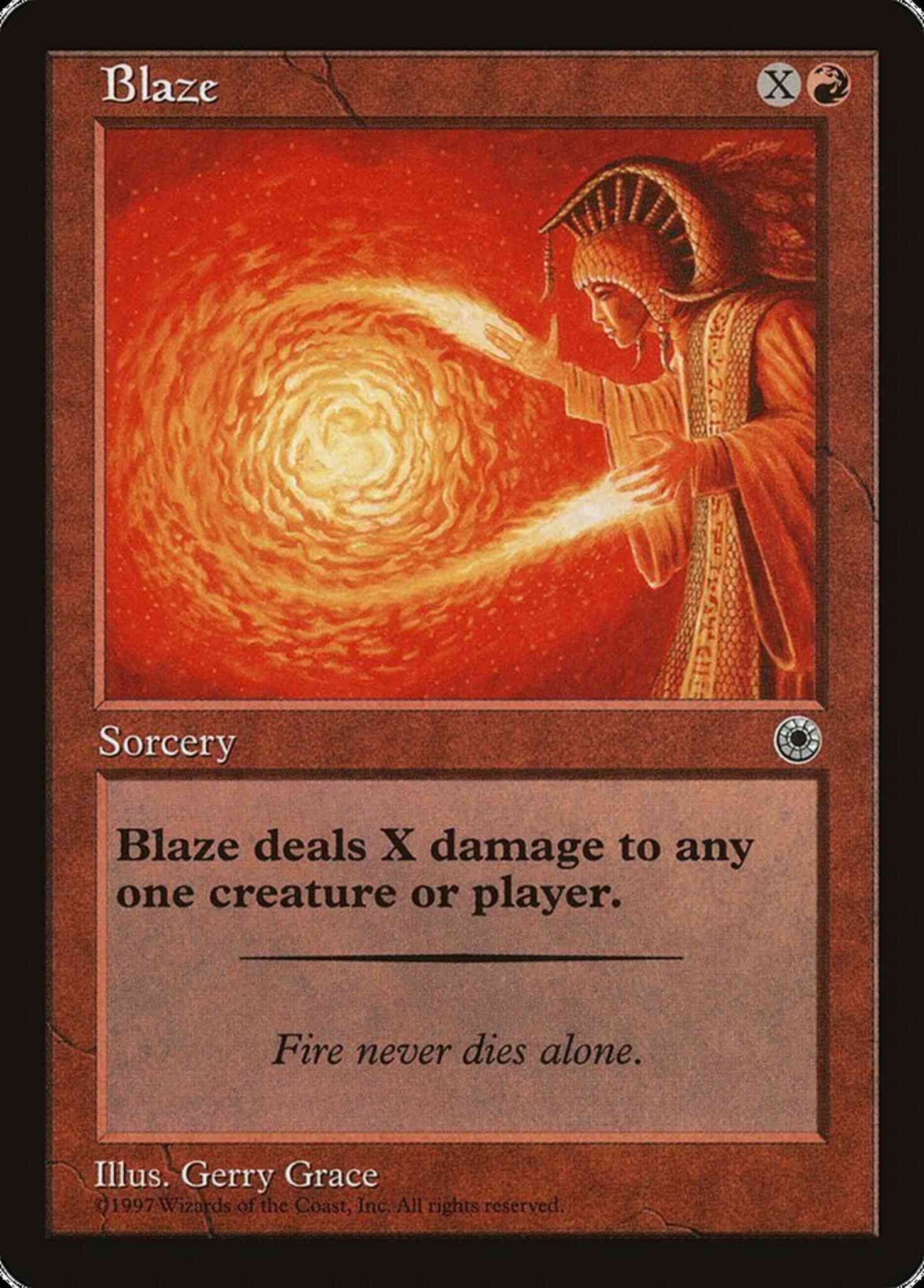 Blaze [118] [Flavor Text] [Portal 1] [Non-Foil]