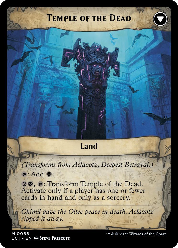 Aclazotz, Deepest Betrayal // Temple of the Dead [88] [The Lost Caverns of Ixalan] [Non-Foil]