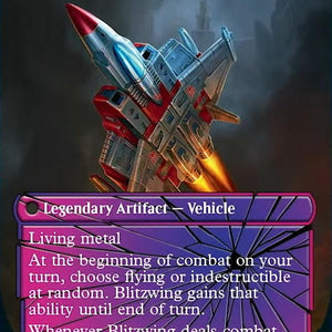Blitzwing, Cruel Tormentor // Blitzwing, Adaptive Assailant [19] [Borderless] [Shattered Glass] [Universes Beyond: Transformers] [Non-Foil]