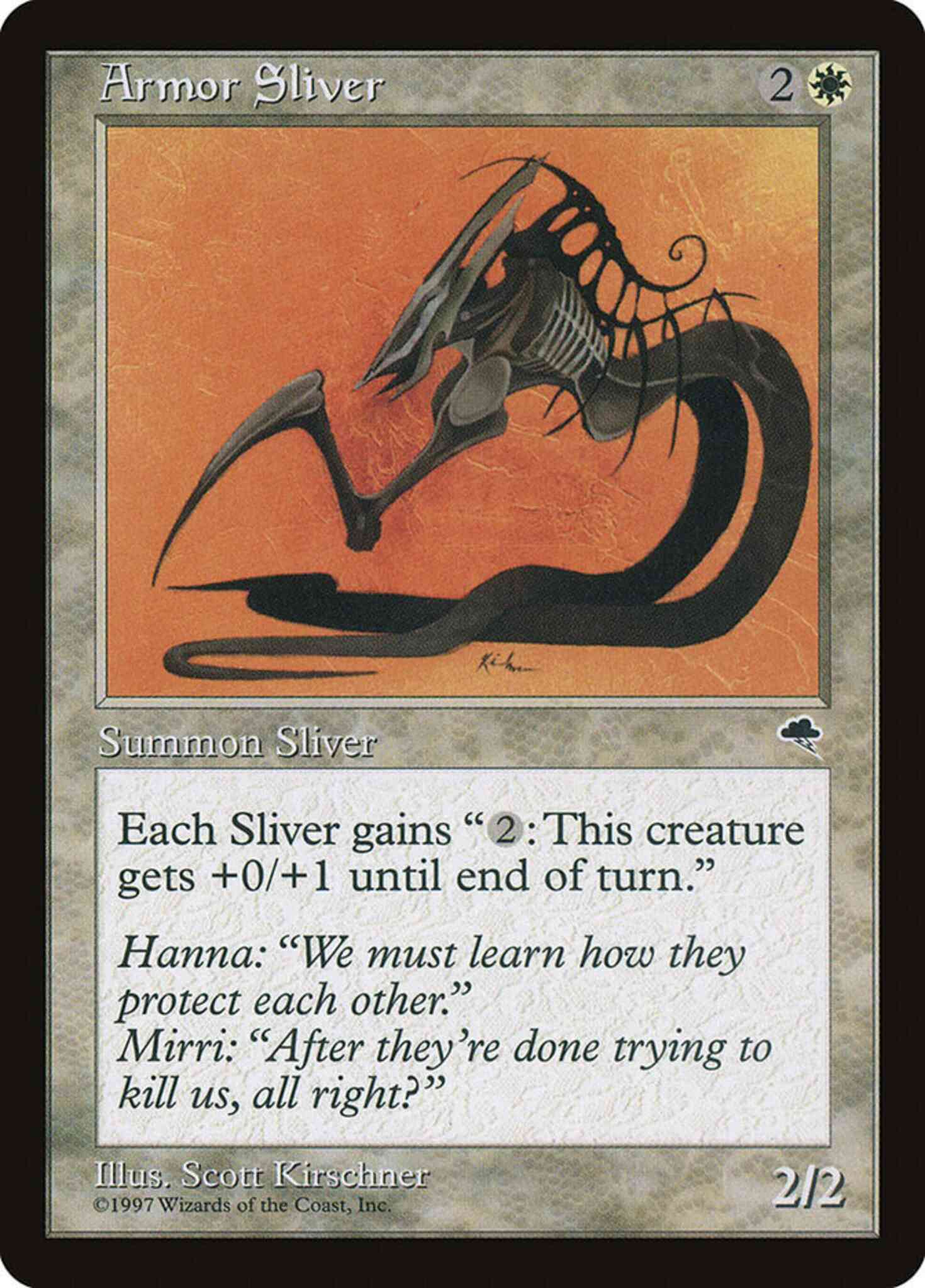 Armor Sliver [4] [Tempest] [Non-Foil]