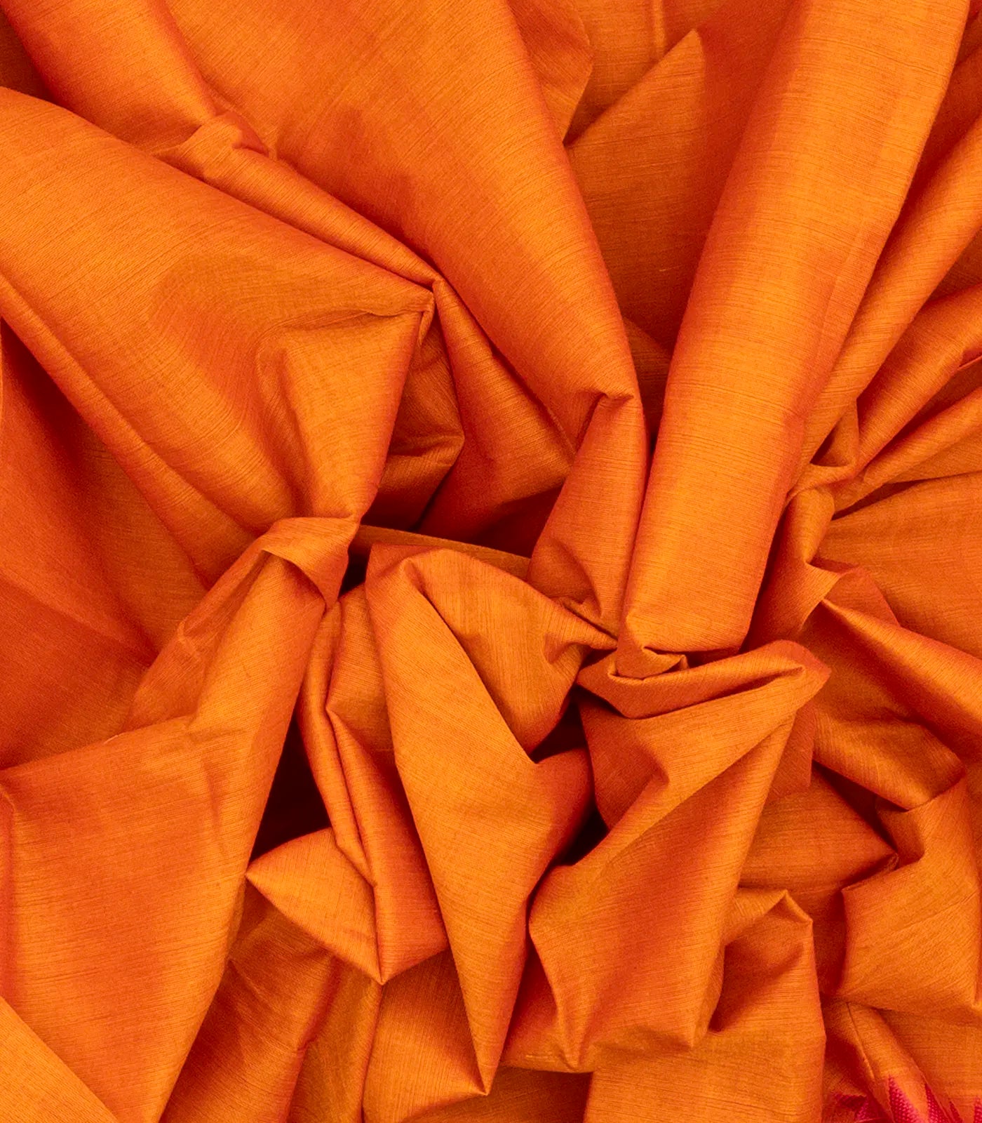 Mango Yellow Chettinad Cotton Saree With Ganga Jamuna Border