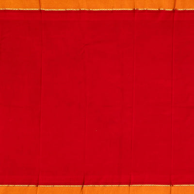 Black Handloom Kanchipuram Korvai Silk Saree Printed With Floral Motifs