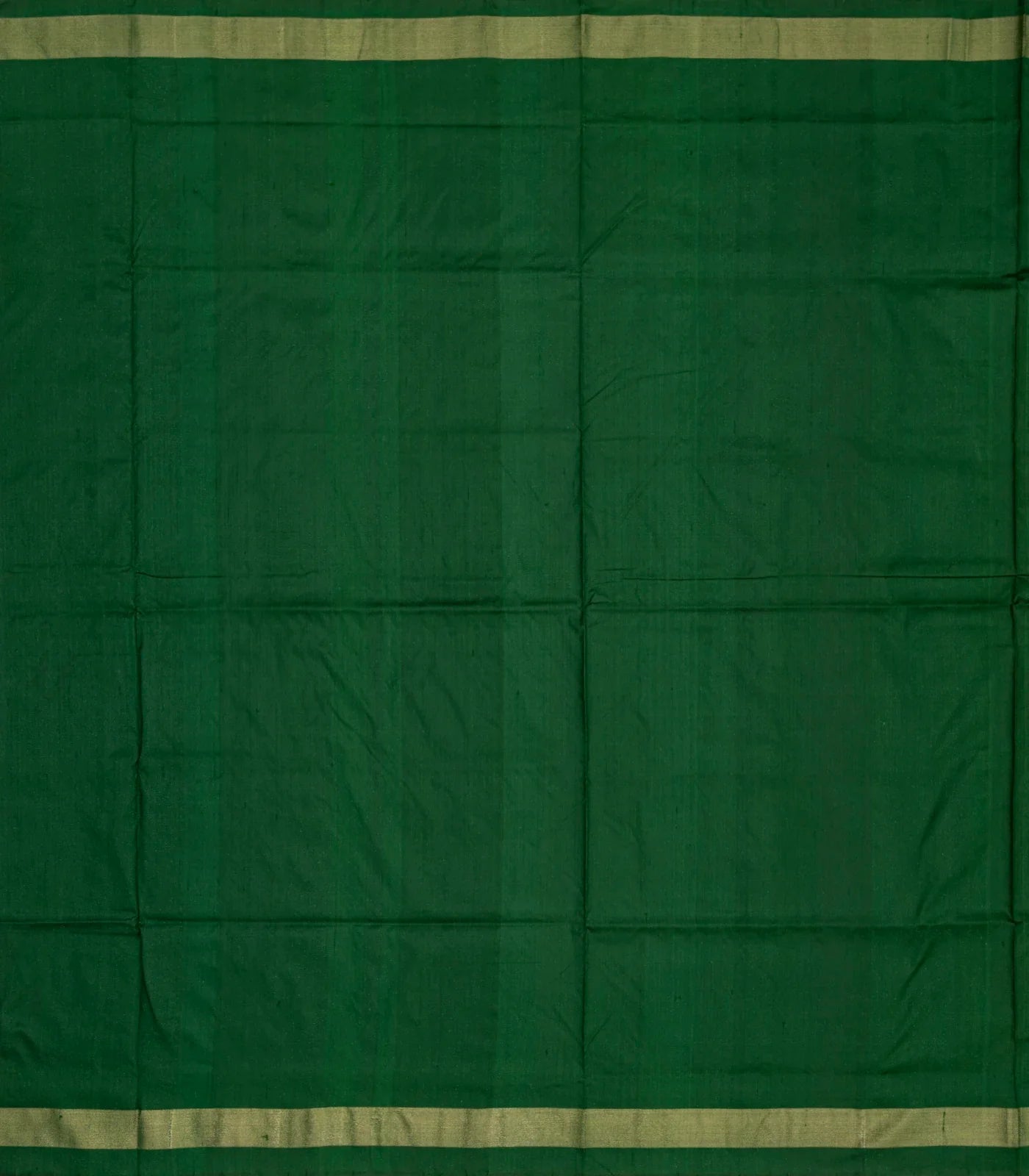 Yellow Handloom Ikat Silk Saree With Triangle Motifs