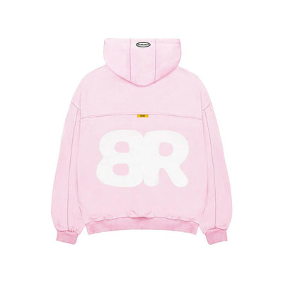 NEON RABBIT HOODIE PINK